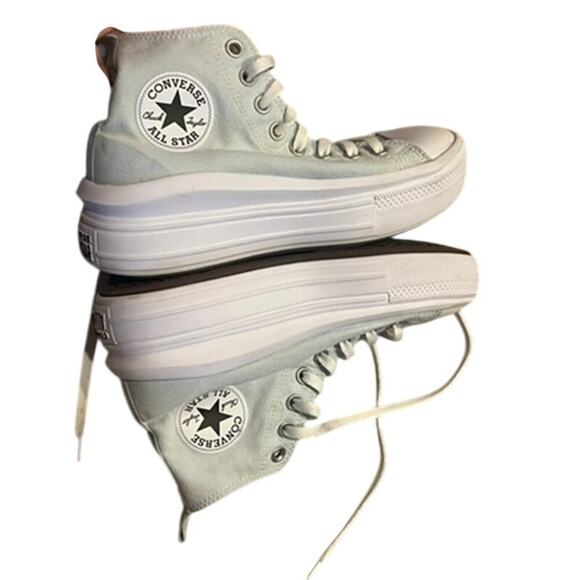 Converse All Stars sneakers size 5 high tops lace up - Picture 1 of 8